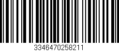Código de barras (EAN, GTIN, SKU, ISBN): '3346470258211'