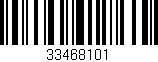 Código de barras (EAN, GTIN, SKU, ISBN): '33468101'