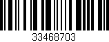 Código de barras (EAN, GTIN, SKU, ISBN): '33468703'