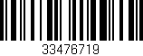 Código de barras (EAN, GTIN, SKU, ISBN): '33476719'