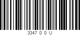 Código de barras (EAN, GTIN, SKU, ISBN): '3347_0_0_U'