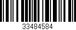 Código de barras (EAN, GTIN, SKU, ISBN): '33484584'