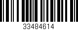 Código de barras (EAN, GTIN, SKU, ISBN): '33484614'