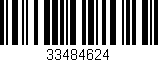 Código de barras (EAN, GTIN, SKU, ISBN): '33484624'