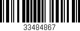 Código de barras (EAN, GTIN, SKU, ISBN): '33484867'