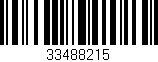 Código de barras (EAN, GTIN, SKU, ISBN): '33488215'