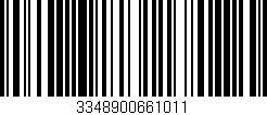Código de barras (EAN, GTIN, SKU, ISBN): '3348900661011'