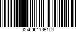 Código de barras (EAN, GTIN, SKU, ISBN): '3348901135108'