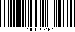 Código de barras (EAN, GTIN, SKU, ISBN): '3348901206167'