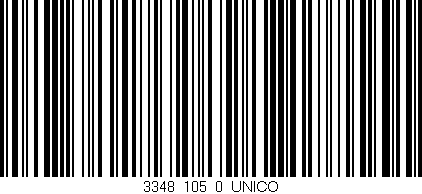 Código de barras (EAN, GTIN, SKU, ISBN): '3348_105_0_UNICO'