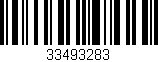 Código de barras (EAN, GTIN, SKU, ISBN): '33493283'