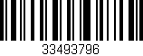 Código de barras (EAN, GTIN, SKU, ISBN): '33493796'