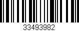 Código de barras (EAN, GTIN, SKU, ISBN): '33493982'