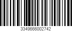 Código de barras (EAN, GTIN, SKU, ISBN): '3349666002742'