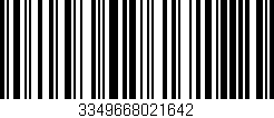 Código de barras (EAN, GTIN, SKU, ISBN): '3349668021642'