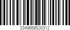 Código de barras (EAN, GTIN, SKU, ISBN): '3349668520312'