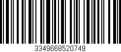 Código de barras (EAN, GTIN, SKU, ISBN): '3349668520749'
