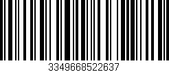 Código de barras (EAN, GTIN, SKU, ISBN): '3349668522637'