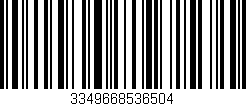 Código de barras (EAN, GTIN, SKU, ISBN): '3349668536504'