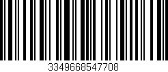 Código de barras (EAN, GTIN, SKU, ISBN): '3349668547708'