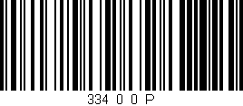 Código de barras (EAN, GTIN, SKU, ISBN): '334_0_0_P'