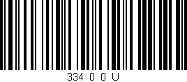 Código de barras (EAN, GTIN, SKU, ISBN): '334_0_0_U'