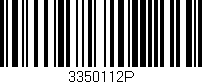 Código de barras (EAN, GTIN, SKU, ISBN): '3350112P'