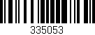 Código de barras (EAN, GTIN, SKU, ISBN): '335053'