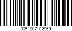 Código de barras (EAN, GTIN, SKU, ISBN): '3351007182969'