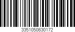 Código de barras (EAN, GTIN, SKU, ISBN): '3351050630172'