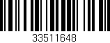 Código de barras (EAN, GTIN, SKU, ISBN): '33511648'