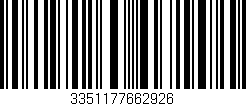 Código de barras (EAN, GTIN, SKU, ISBN): '3351177662926'