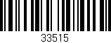 Código de barras (EAN, GTIN, SKU, ISBN): '33515'
