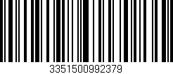 Código de barras (EAN, GTIN, SKU, ISBN): '3351500992379'