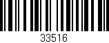 Código de barras (EAN, GTIN, SKU, ISBN): '33516'