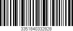 Código de barras (EAN, GTIN, SKU, ISBN): '3351840332828'
