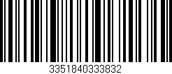 Código de barras (EAN, GTIN, SKU, ISBN): '3351840333832'