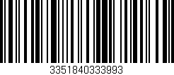 Código de barras (EAN, GTIN, SKU, ISBN): '3351840333993'