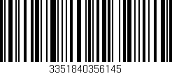 Código de barras (EAN, GTIN, SKU, ISBN): '3351840356145'