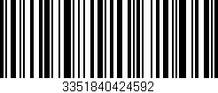 Código de barras (EAN, GTIN, SKU, ISBN): '3351840424592'