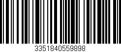 Código de barras (EAN, GTIN, SKU, ISBN): '3351840559898'