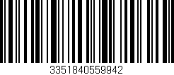 Código de barras (EAN, GTIN, SKU, ISBN): '3351840559942'