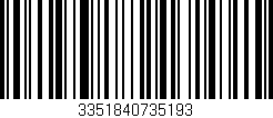 Código de barras (EAN, GTIN, SKU, ISBN): '3351840735193'