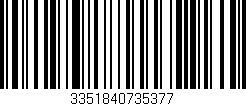 Código de barras (EAN, GTIN, SKU, ISBN): '3351840735377'
