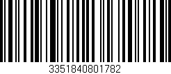 Código de barras (EAN, GTIN, SKU, ISBN): '3351840801782'