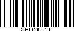 Código de barras (EAN, GTIN, SKU, ISBN): '3351840843201'