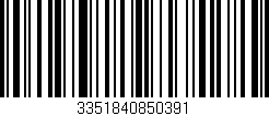 Código de barras (EAN, GTIN, SKU, ISBN): '3351840850391'