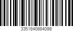 Código de barras (EAN, GTIN, SKU, ISBN): '3351840884099'