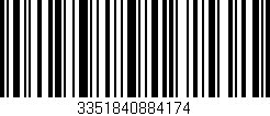 Código de barras (EAN, GTIN, SKU, ISBN): '3351840884174'