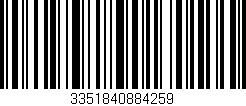 Código de barras (EAN, GTIN, SKU, ISBN): '3351840884259'